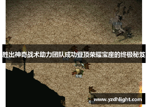 胜出神奇战术助力团队成功登顶荣耀宝座的终极秘笈